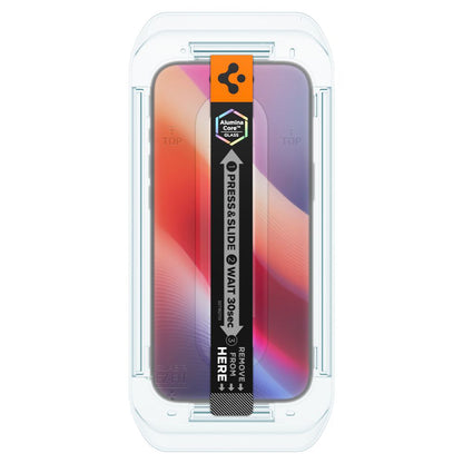 Näytönsuojakalvo Privacy Spigen GlastR EZ FIT Apple iPhone 17 Air:lle, Panssarilasi, Täysliima, 2 kappaleen setti