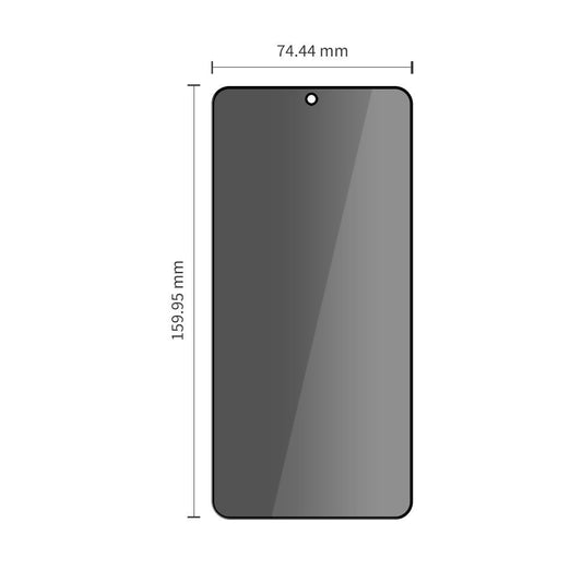 Privacy Tech-Protect Spy+ Screen Protector for Samsung Galaxy S26 Ultra S948, Tempered Glass, Full Glue, Set of 2 Pieces