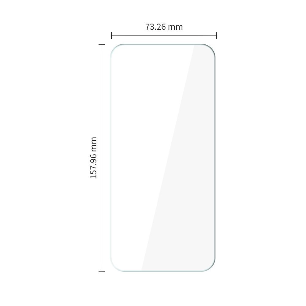 Näytön ja takakameran suojakalvo Tech-Protect Quick Set+ Samsung Galaxy A57 5G:lle, Panssarilasi, Täysliima, 3 kappaleen setti