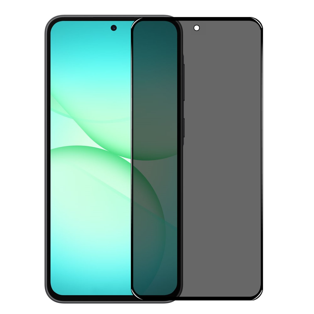 Northjo Privacy -näytönsuoja Samsung Galaxy A57 5G:lle, karkaistu lasi, täysiliimainen, 2 kappaleen setti