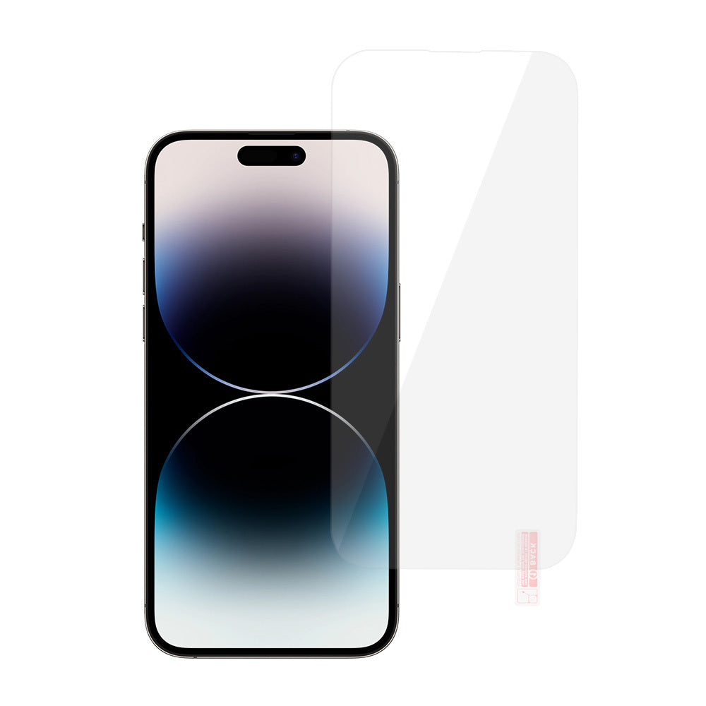 OEM Orange -näytönsuoja Apple iPhone 18 Pro / 17 Pro / 17 / 16 Pro -malleille, karkaistu lasi, täysi liima