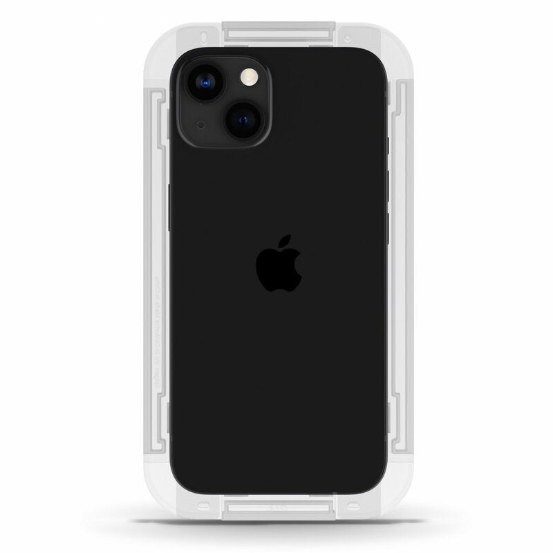 Spigen GlastR EZ FIT Screen Protector for Apple iPhone 17e / 16e / 14 / 13 Pro, Tempered Glass, Full Glue, Set of 2 pieces AGL03385