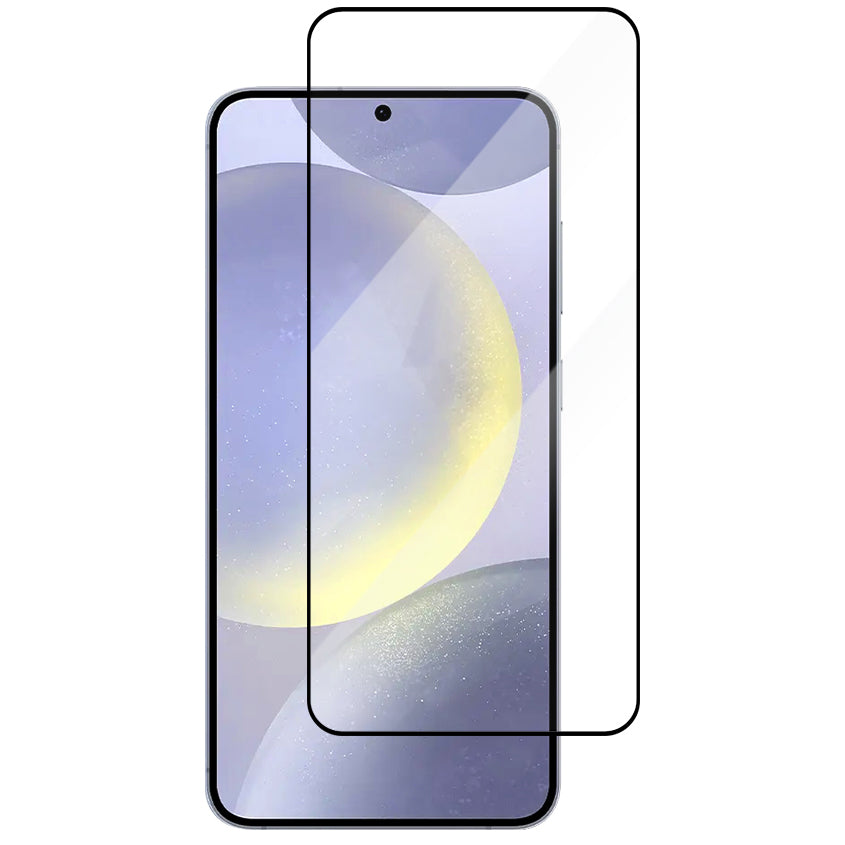 Näytönsuoja Vmax Samsung Galaxy S24+ S926, suojakalvo, täysi liima, 9D, musta