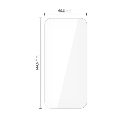 Tech-Protect näytönsuojakalvo Apple iPhone 17 Pro / 17 / 16 Pro, Panssarilasi, Täysliima, 10 kappaleen setti