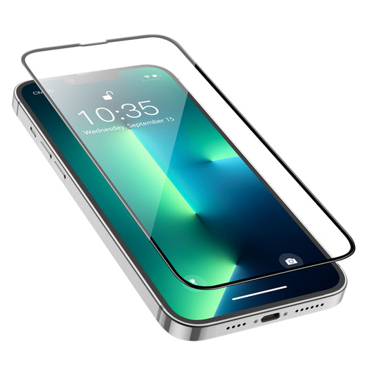 HOCO G16 suojakalvo Apple iPhone 14 Plus / 13 Pro Max, Panssarilasi, Full Glue, 5D, Musta
