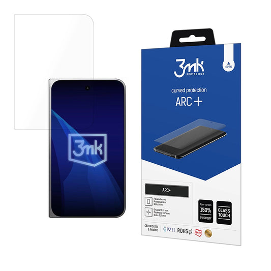 3MK ARC+ -suojakalvo Apple iPhone Duo -puhelimen ulkonäytölle, muovia