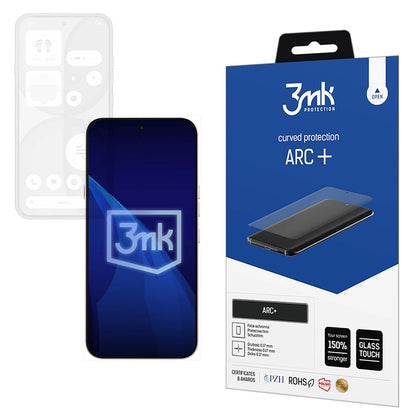 Näytönsuoja 3MK ARC+ Nothing Phone (4a) -puhelimelle, muovia