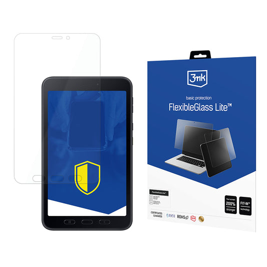 Näytönsuoja 3MK FlexibleGlass Lite Samsung Galaxy Tab Active5:lle, joustava lasi, täysi liima
