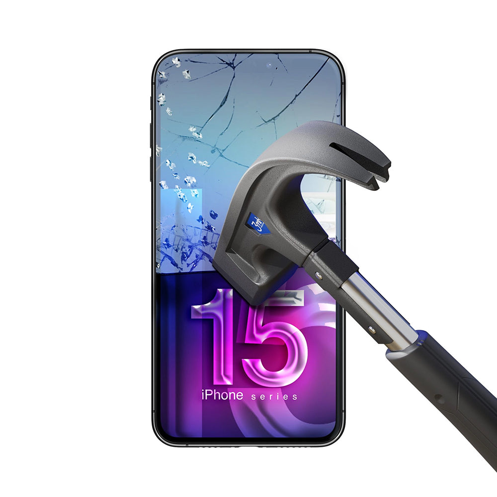 3MK FlexibleGlass -näytönsuoja Apple iPhone 15:lle, joustava lasi, täysi liima