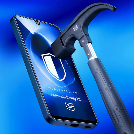Suojakalvo 3MK FlexibleGlass Apple iPhone 17:lle, Joustava Lasi, Täysliima