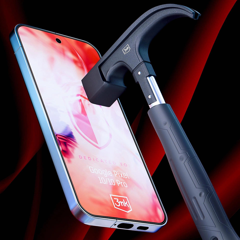 3MK FlexibleGlass -näytönsuoja Google Pixel 10 Pro / 10:lle, joustava lasi, täysi liima