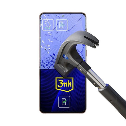 3MK FlexibleGlass -näytönsuoja Motorola Edge 60 Neo / Edge 50 Neo -puhelimille, joustava lasi, täysiliimainen