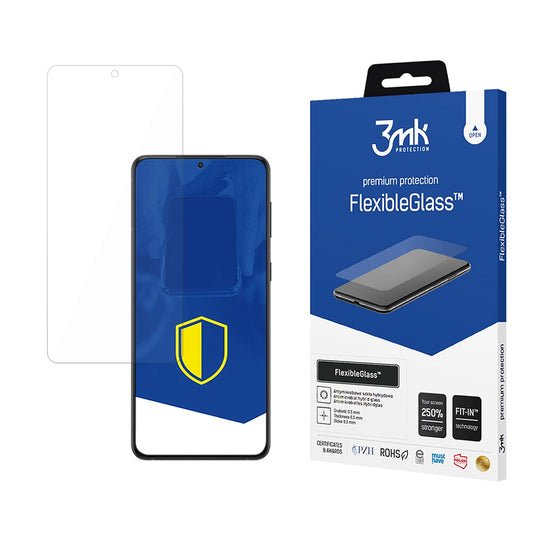 3MK FlexibleGlass -näytönsuoja Samsung Galaxy S24 FE S721:lle, joustava lasi, täysi liima
