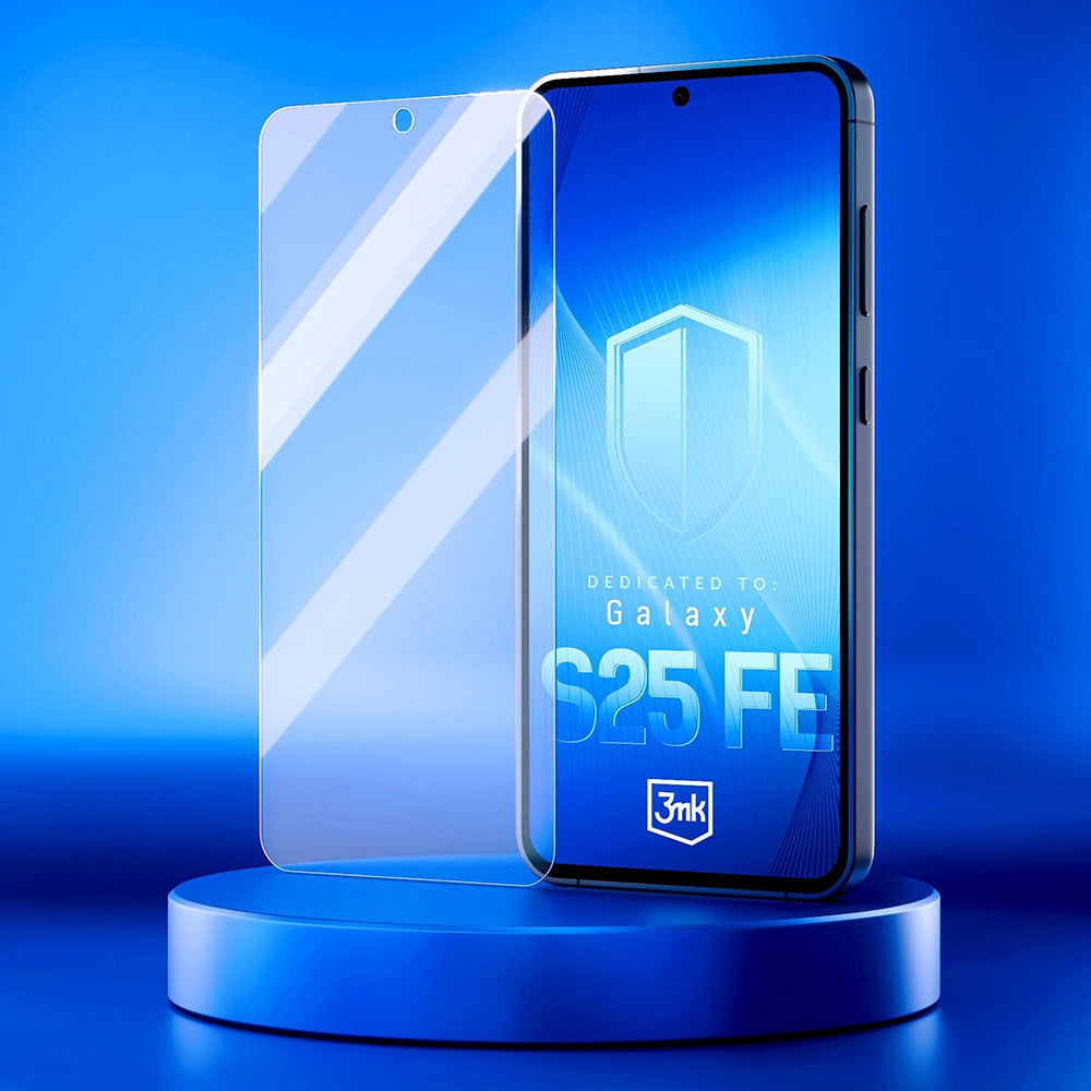 Näytönsuoja 3MK FlexibleGlass Samsung Galaxy S25 FE:lle, Joustava Lasi, Täysliima