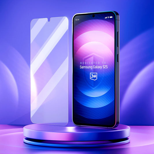 3MK FlexibleGlass -näytönsuoja Samsung Galaxy S25 S931:lle, joustava lasi, täysi liima