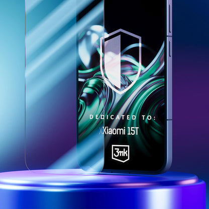 Näytönsuoja 3MK FlexibleGlass Xiaomi 15T:lle, Joustava Lasi, Täysliima