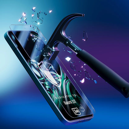 Näytönsuoja 3MK FlexibleGlass Xiaomi 15T:lle, Joustava Lasi, Täysliima