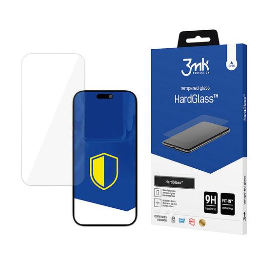 Näytönsuojakalvo 3MK HardGlass Apple iPhone 17 Air, Karkaistu lasi, Full Glue