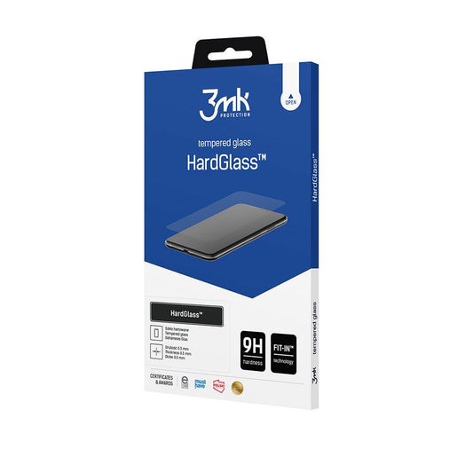 3MK HardGlass näytönsuojakalvo Samsung Galaxy A14 A145 / A14 5G A146, karkaistu lasi, täysliima