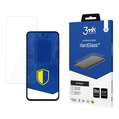 3MK HardGlass Näytönsuoja Samsung Galaxy A55 5G A556 / A35 5G A356, Karkaistu Lasi, Täysi Liima