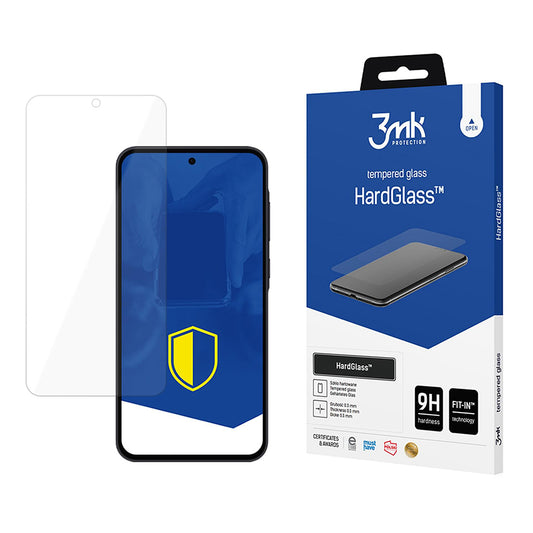 3MK HardGlass Näytönsuoja Samsung Galaxy A56 A566 / A36 A366:lle, Karkaistu Lasi, Täysi Liima