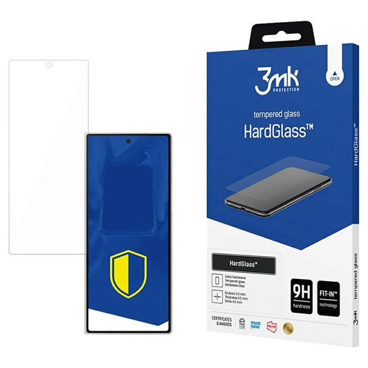 3MK HardGlass -näytönsuoja Samsung Galaxy Z Fold7 F966:lle, turvalasi, täysi liima