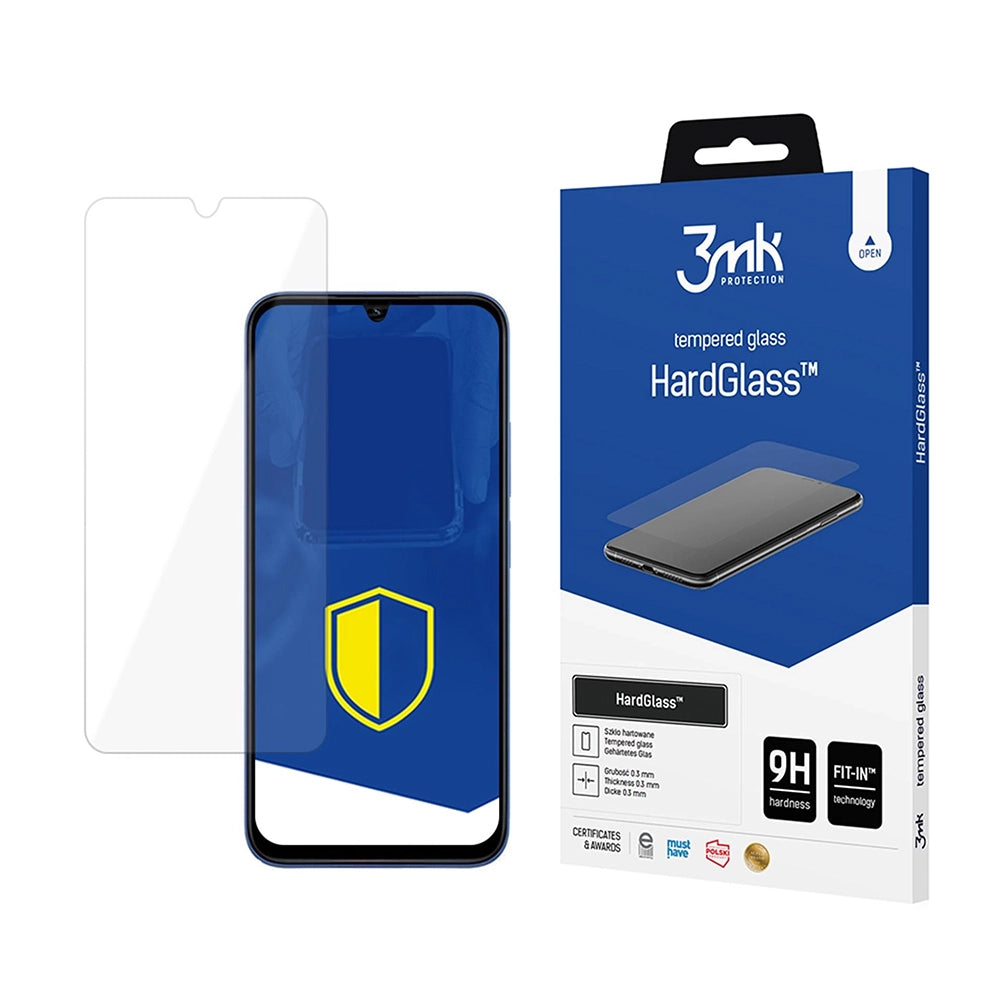 Näytönsuoja 3MK HardGlass Xiaomi Redmi 15C 4G:lle, Panssarilasi, Täysliima