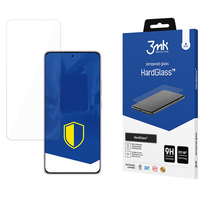 3MK HardGlass Näytönsuoja Xiaomi Redmi Note 14 5G / Note 14 4G (Alueellinen), Karkaistu Lasi, Täysi Liima