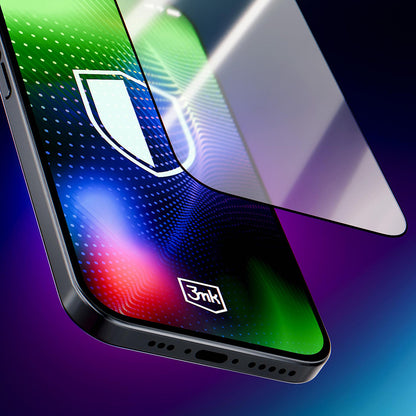 3MK Hardy Ultra suojakalvo Apple iPhone 17 Pro:lle, karkaistu lasi, täysliima, musta