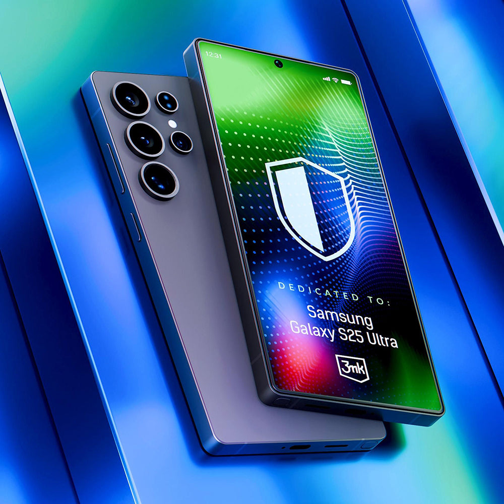 Näytönsuoja 3MK Hardy Ultra Samsung Galaxy S25 Ultra S938:lle, Karkaistu lasi, Täysi liima, Musta