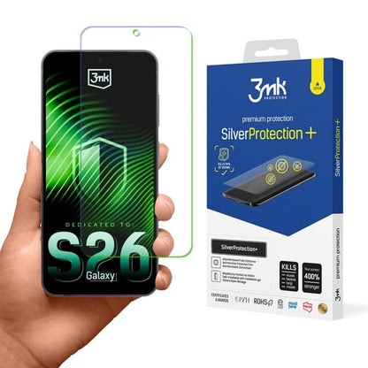 Näytönsuojakalvo 3MK Silver Protect+ Samsung Galaxy S26:lle, Muovi