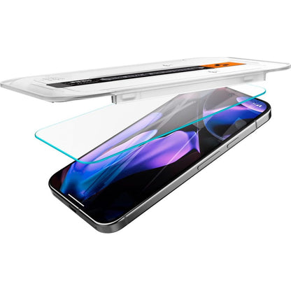 Spigen GlastR EZ FIT -suojakalvo Google Pixel 9 Pro XL:lle, Panssarilasi, Täysliima, 2 kappaleen setti AGL08445