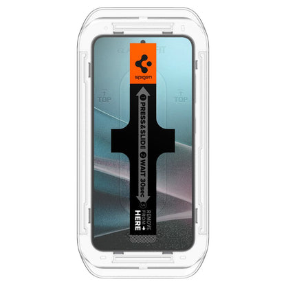 Spigen GlastR EZ FIT HD Privacy-näytönsuoja Samsung Galaxy S25 S931 / S24 S921:lle, karkaistu lasi, täysi liima, 2 kappaleen setti