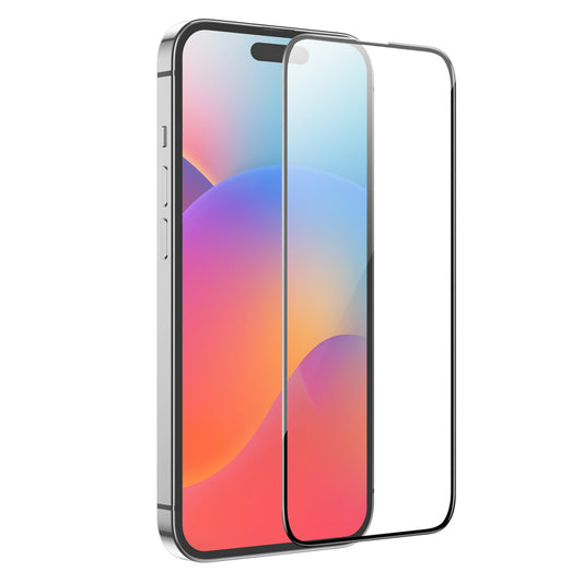 HOCO G16 näytönsuojakalvo Apple iPhone 15 Pro Maxille, Panssarilasi, Täysliima, 5D, Musta