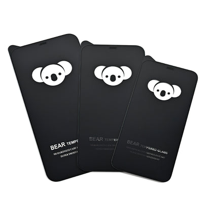 Bear HD -näytönsuoja Samsung Galaxy A17 4G / A17 5G / A16 5G A166 / A16 4G A165 -malleihin, karkaistu lasi, täysiliimainen, musta