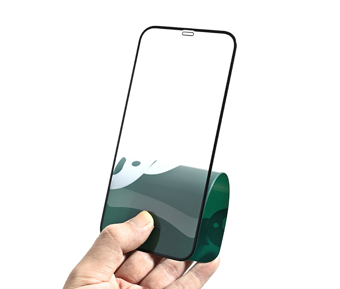Bear Super Hard -näytönsuoja Apple iPhone 17:lle, karkaistu lasi, täysiliimainen, 3D, musta