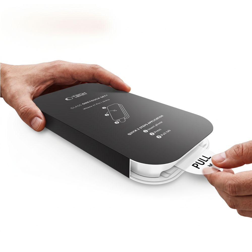 Tech-Protect OneTouch -näytönsuoja Apple iPhone 18 Pro Max / 17 Pro Max -laitteille, karkaistu lasi, täysiliimainen, 2 kappaleen setti, läpinäkyvä