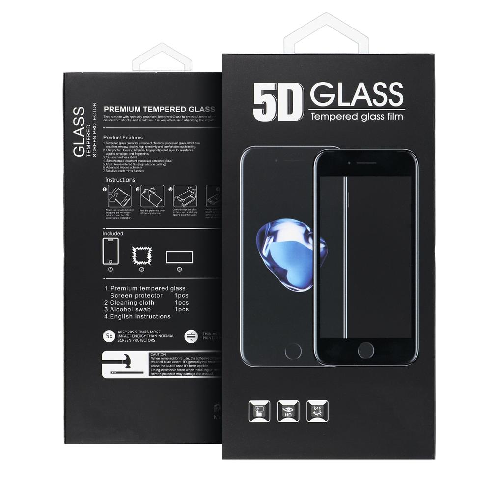 OEM Privacy -näytönsuojalasi Apple iPhone 18 Pro Maxille, karkaistu lasi, täysliimakiinnitys, 5D, musta