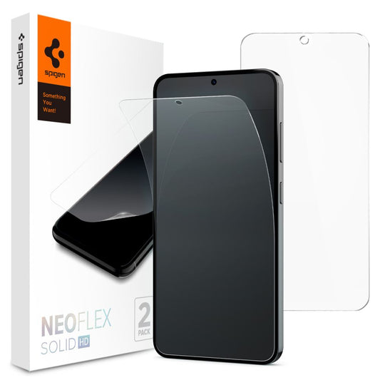 Suojakalvo Spigen Neo Flex Samsung Galaxy S24 S921 -näytölle, Muovi, 2 kappaleen setti AFL07439