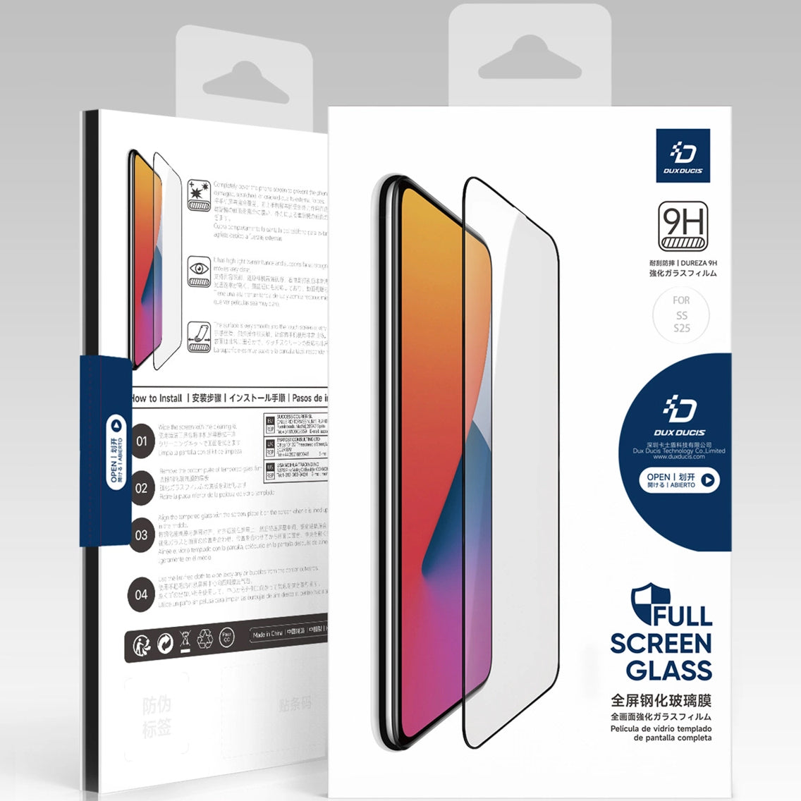 Näytönsuoja Privacy DUX DUCIS Samsung Galaxy S25 S931:lle, Karkaistu lasi, Edge Glue