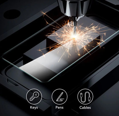 ESR-näytönsuojakalvo Samsung Galaxy S25 Ultra S938:lle, Panssarilasi, Täysliima, 2 kappaleen setti