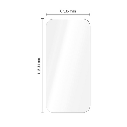 Tech-Protect OneTouch -näytönsuoja Apple iPhone 18 Pro Max / 17 Pro Max -laitteille, karkaistu lasi, täysiliimainen, 2 kappaleen setti, läpinäkyvä