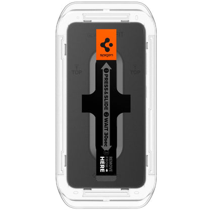 Spigen GlastR EZ FIT -suojakalvo Samsung Galaxy S25+ S936 / S24+ S926 -puhelimille, Panssarilasi, Täysliima, 2 kappaleen setti AGL07432