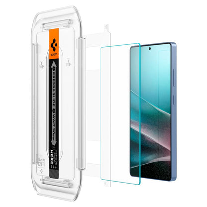 Spigen GlastR EZ FIT HD -näytönsuojakalvo Samsung Galaxy S25 Ultra S938:lle, karkaistu lasi, täysliima, 2 kappaleen setti AGL09082