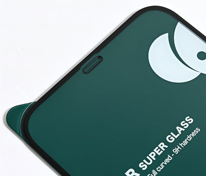 Bear Super Hard -näytönsuoja Apple iPhone 17:lle, karkaistu lasi, täysiliimainen, 3D, musta