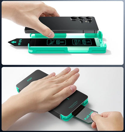 ESR-näytönsuojakalvo Samsung Galaxy S25 Ultra S938:lle, Panssarilasi, Täysliima, 2 kappaleen setti