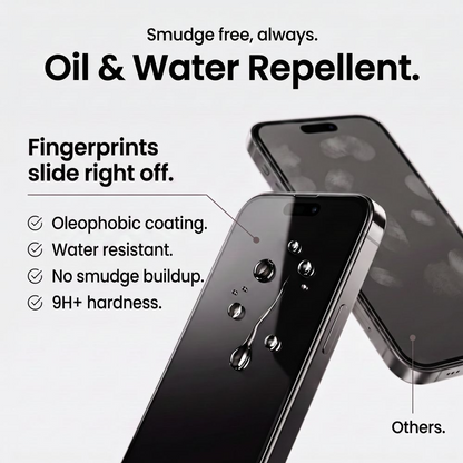 Tech-Protect OneTouch Näytönsuoja Apple iPhone 18 Pro / 17 Pro:lle, Karkaistu Lasi, Täysiliimainen, 2 kappaleen setti, Läpinäkyvä