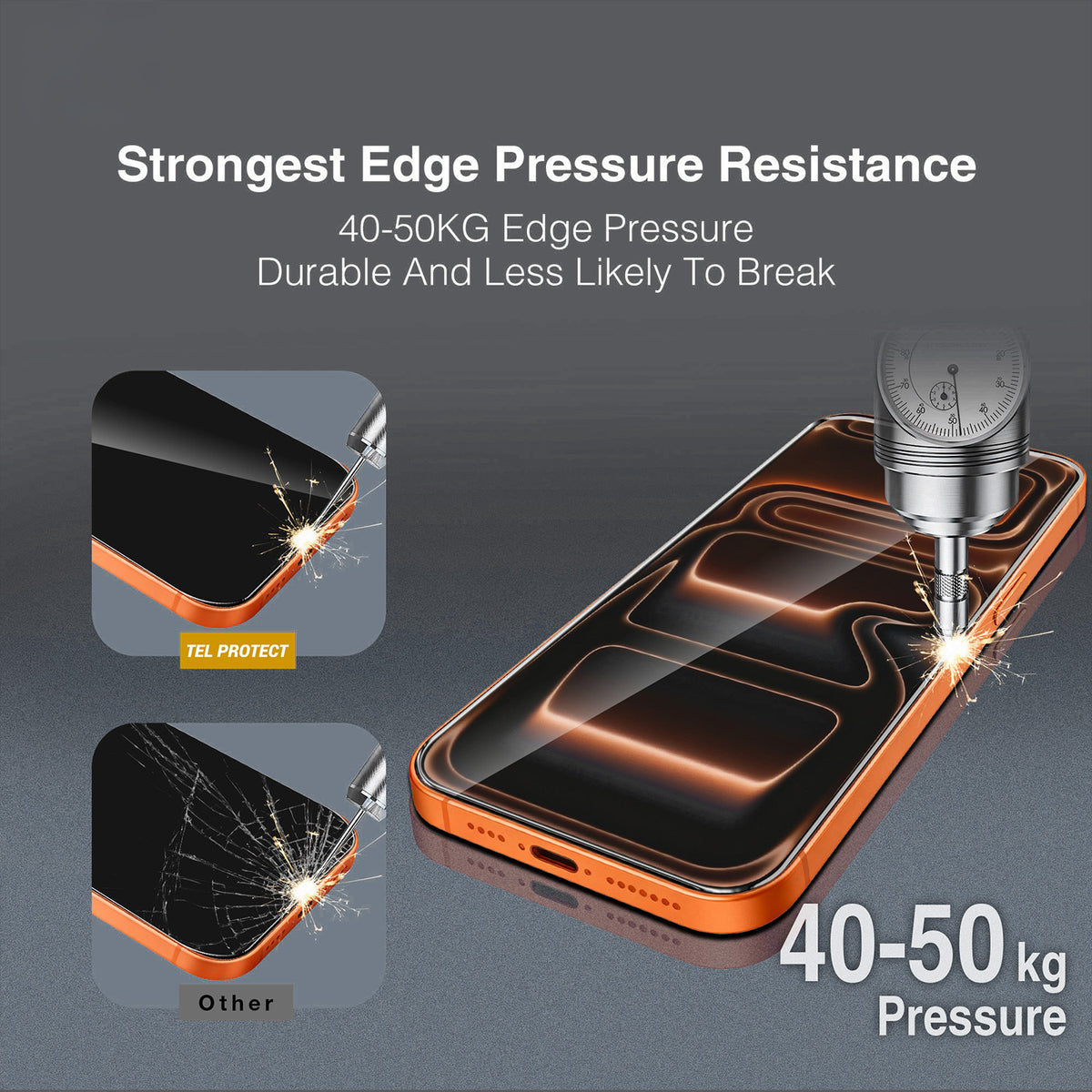 Tel Protect 10X HD DLC Diamond Coating -näytönsuojalasi Samsung Galaxy S26 Ultra S948 -puhelimelle, karkaistua lasia, koko pinnalta liimautuva, musta