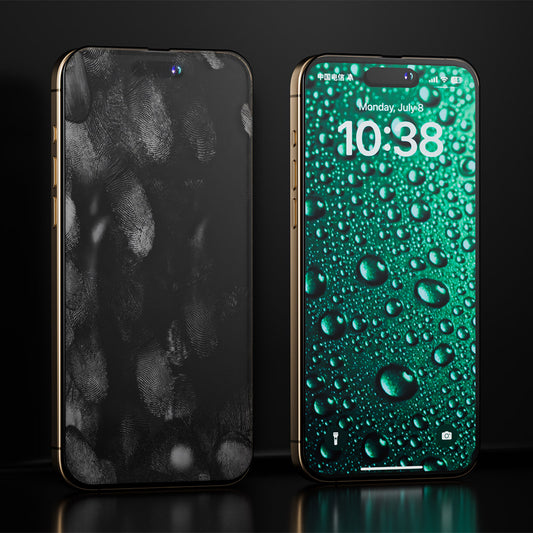 Anank 3X Vahvistettu Näytönsuoja Apple iPhone 16 Prolle, Karkaistu Lasi, Täysi Liima, 3D, Musta