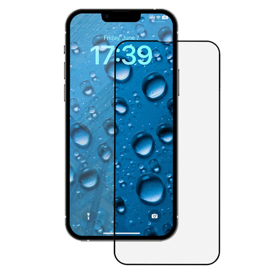 Anank 3X Vahvistettu Näytönsuoja Apple iPhone 17e / 16e / 14 / 13 Pro, Karkaistu Lasi, Täysi Liima, 2.5D, Musta